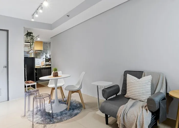 Apartamento Light & Airy Scandinavian Free Pool Access Manila